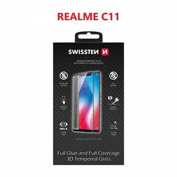 Tvrzené sklo Swissten Ultra Durable 3D Full Glue Glass pro Samsung Galaxy A72, černá