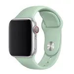 Set silikonových řemínků FIXED Silicone Strap pro Apple Watch 42/44/45 mm, světle tyrkysová