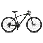 Horské kolo 4EVER FRONTBEE 29'' - model 2025 XL (21", 185-202 cm) pearl black/green