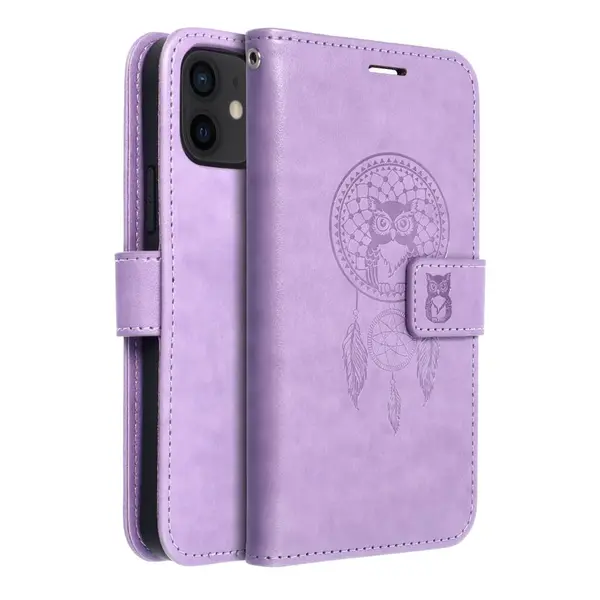 Flipové pouzdro MEZZO Book case pro Apple iPhone 12/12 Pro, dreamcatcher purple