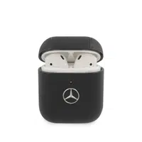 Mercedes Kožené pouzdro MEA2CSLBK pro Apple AirPods 1/2 black