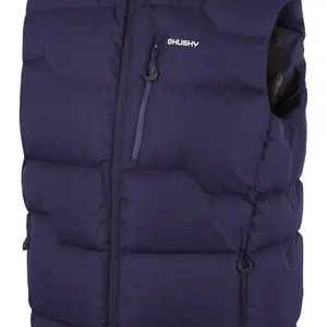 Husky Deep M S, dark blue Pánská péřová vesta na zip
