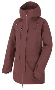 Husky Nigalo L M, dk. wine Dámská hardshell bunda