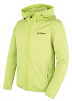 Husky Artic Zip K 122-128, br. green/dk. khaki Dětská mikina s kapucí