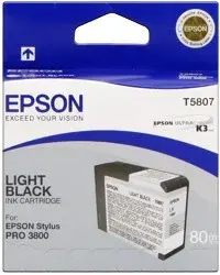 Epson T580900 světle černá (light light black) originální cartridge