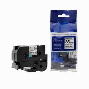 Kompatibilní páska s Brother TZ-261 / TZe-261, 36mm x 8m, černý tisk / bílý podklad