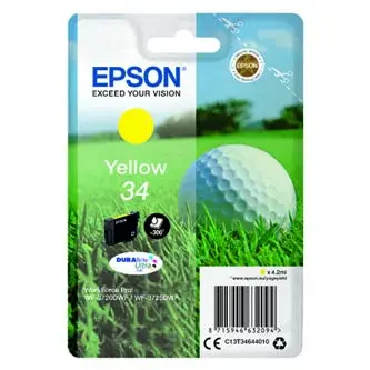 Epson T34644010, T346440 žlutá (yellow) originální cartridge