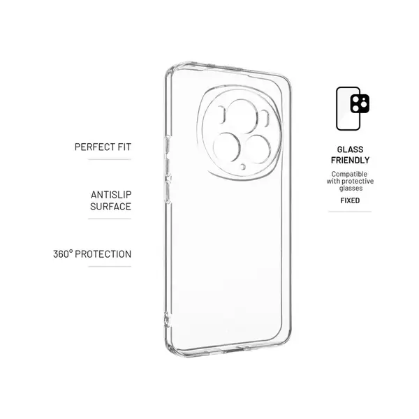 Zadní TPU gelové pouzdro FIXED pro Honor Magic6 Pro, transparentní