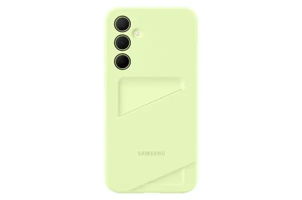 Zadní kryt s kapsou na kartu pro Samsung Galaxy A35 EF-OA356TMEGWW, limetková