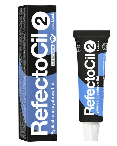 Barva na obočí a řasy RefectoCil 15 ml - č.2, modročerná (2020) + dárek zdarma
