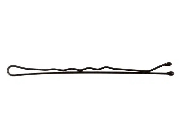 Vlnitá sponka Sibel Wavy - 5 cm, černá - 500 g (940005102) + dárek zdarma