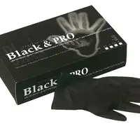 Latexové rukavice pro kadeřníky Sibel Black Pro 20 ks - XL (094000157) + dárek zdarma