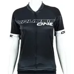 Dámský cyklistický dres s krátkým rukávem Crussis ONE CSW-059 černá/bílá S