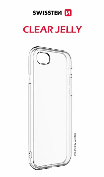 Silikonové pouzdro Swissten Clear Jelly pro Apple iPhone 14 Plus, transparentní