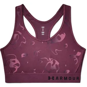 Dámská sportovní podprsenka Under Armour Mid Keyhole Print Level Purple XS