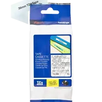 Brother TZe-M65, 36mm x 8m, bílý tisk/průsvitný matný podklad, originální páska