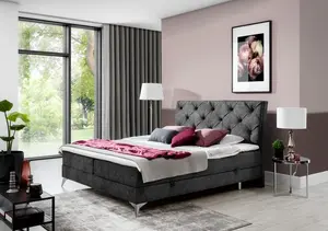 Boxspring Adel Barva korpusu: Dora 95, Rozměr: 140 x 200 cm