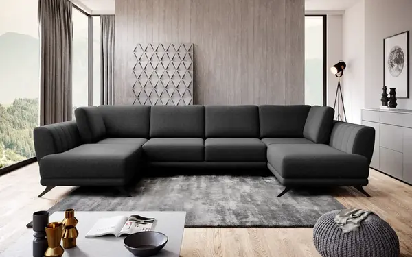 Sedací souprava Larco - souměrná látka: Flores 10