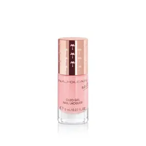 Naj-Oleari Oleo gel Nail Lacquer lak na nehty s gelovým efektem - 10 frosty pink 8 ml