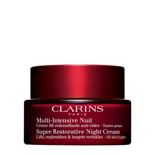 Clarins Super Restorative Night Cream All Skin Types noční krém proti stárnutí pro zralou pleť 50 ml