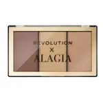 Revolution Face Like Alagia Highlight & Bronze Palette paletka na tvář 5 g