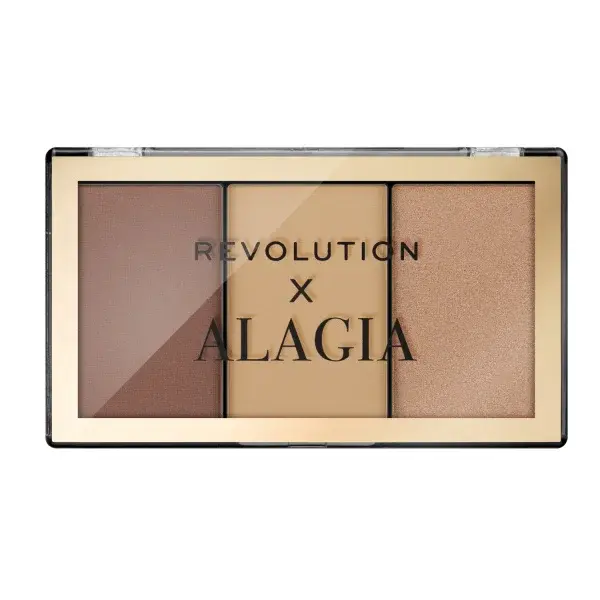 Revolution Face Like Alagia Highlight & Bronze Palette paletka na tvář 5 g