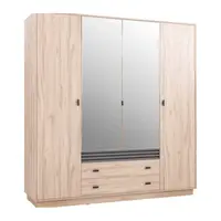 Šatní skříň AllMo AL16 Dveře: Dub Estana + antracit