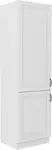 Vysoká potravinová skříňka Stilo 60 DK-210 2F Barva korpusu: Bílá, Barva dvířek: Bílá