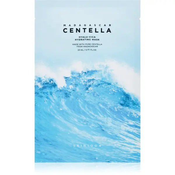 SKIN1004 Madagascar Centella Hyalu-Cica Hydrating Mask plátýnková maska s hydratačním a zklidňujícím účinkem 23 ml