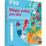 Kouzelné čtení Mapa světa pro děti