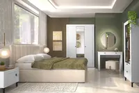 Ložnice Mossa 1 Barva korpusu: Bílá + Cloud 3