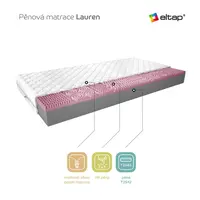 Matrace Lauren Rozměr: 140 x 200 cm, Potah: Medicott Silver
