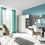Dětský pokoj Sigma 4 Barva korpusu: Beton/Bílá/Dub