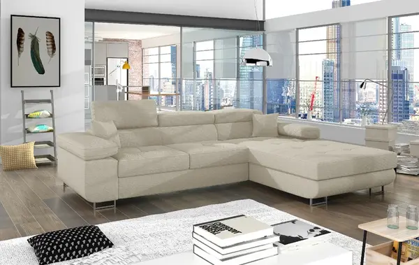 Sedací souprava Armando Provedení: Pravá varianta, látka: Jarell 18