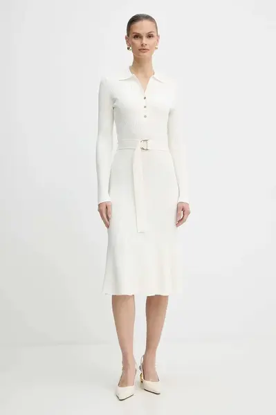 Šaty Marciano by Guess AGATHE béžová barva, maxi, 5BGK07 5891Z