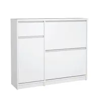 Livetastic BOTNÍK, vysoce lesklá bílá, 108,9/92,9/31,5 cm