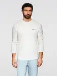 Ombre Men's urban print longsleeve - light brown