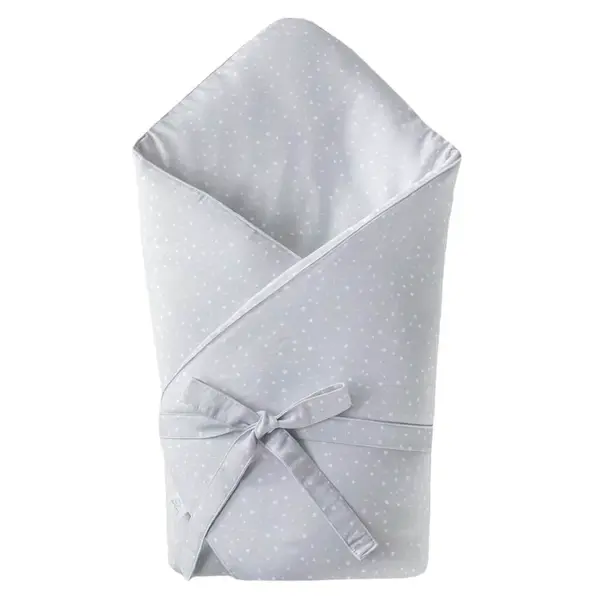 Zavinovačka - svetlosivá bodka - SOFTELLO, Zimná, Sivá, Bodka