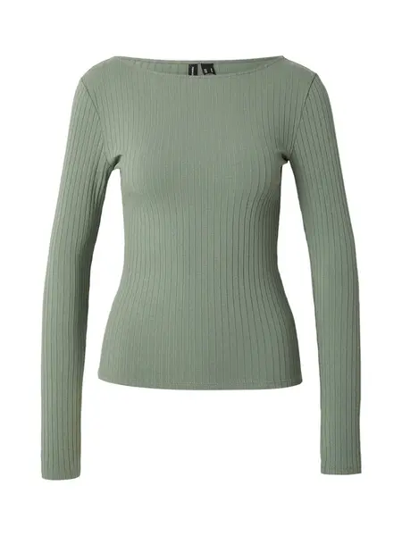 VERO MODA Tričko 'VMRUBY'  tmavozelená