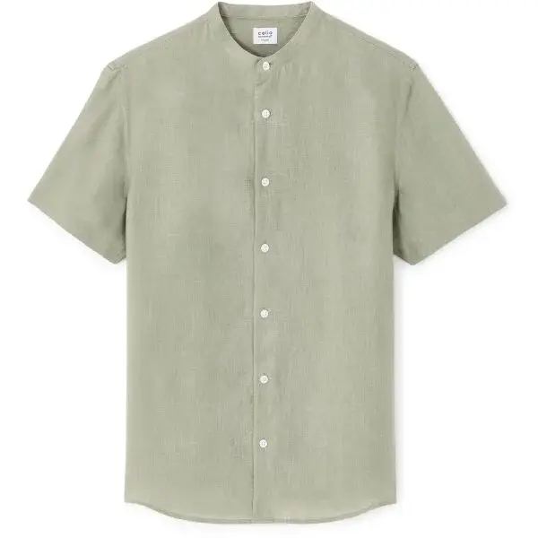 CELIO DAMAOPOC Pánska letná košeľa, zelená, veľkosť