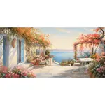 MALBA NA PLÁTNĚ, pláž a moře, 115/55 cm