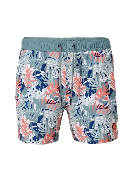 KOROSHI Plavecké šortky  mätová / pastelovo zelená / koralová / biela