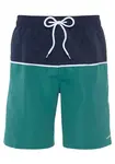 s.Oliver Plavecké šortky  námornícka modrá / petrolejová / biela