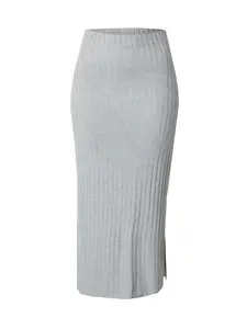 PIECES Sukňa 'PCIRIS'  sivá