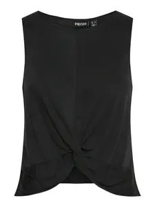 PIECES Top 'Anora'  čierna