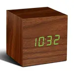 Stolní hodiny Gingko Design Cube Click Clock