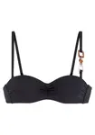 LASCANA Bikinový top 'Wire'  čierna