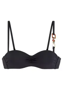 LASCANA Bikinový top 'Wire'  čierna