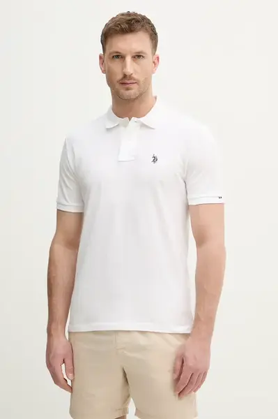 Bavlněné polo tričko U.S. Polo Assn. DHM PIQUE