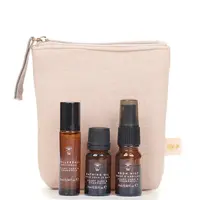 Sada pokojové mlhy, roll-on a koupelového oleje Wanderflower Rest and Restore Aromatherapy 3-pack